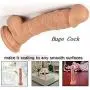 Namee Deluxe Realistic Dong Penis, 20 CM Premium Dildo Huge Cock with Natural Tight Veins and Extra Strong Suction Cup&Ball for Woman Adult Sex Toys Sex Games (415 g) (7 inches)