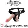 LeLuv Female Strap On Double Dongs Adjustable Harness LeLuv Female Strap On Double Dongs Adjustable Harness