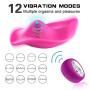 Wearable Panty Vibrator with Wireless Remote Control Panties Vibrating Eggs-Pelepas 12 Vibration Patterns Medical Silicone Waterproof Invisible Clitoral Stimulator Sex Toys for Women Couples (Pink)