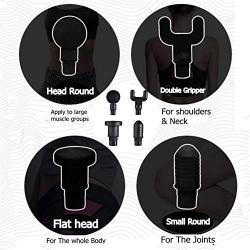 S WIDEN ELECTRIC Massage Gun Fascia Gun, Hand-Held Deep Tissue Muscle Massager, Professional Personal Massage Device, Muscle Relaxer Vibration Massager Fitness Equipment