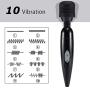 Personal Wand Massager with Powerful Magic Vibration Modes, Deep Tissue Massage for Muscles Neck Shoulder Back Leg Foot, Wireless Handheld Magic Massager Great Relax Gift for Women/Men