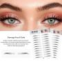 DKAF 2 Pcs 3D Hair-Like Authentic Eyebrows, Waterproof Imitation Ecological Natural Tattoo Eyebrow Stickers, Grooming Shaping Brow Shaper Makeup Eyebrow Transfer-E13