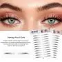 DKAF 2 Pcs 3D Hair-Like Authentic Eyebrows, Waterproof Imitation Ecological Natural Tattoo Eyebrow Stickers, Grooming Shaping Brow Shaper Makeup Eyebrow Transfer-E13