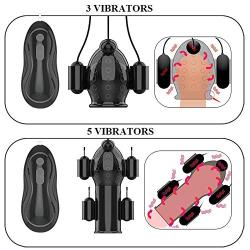 Male Glans Vib-ra-ńt-ors Ḁdúlllt Síx Toy for Men Rechargeable Vib-ra-ńt-ing Ṕeń-Ńis Massaging Sleeves Man Más-tῦ-rbátor Delay Lasting Trainer