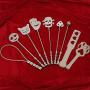 kanersty Metal Slave Spank Paddle SM Sex Long Handle Whip Sluts Paddles Adult Erotic Toys