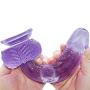 TTQQJJ 8.86 Inch Large Size Wand Lifelike Feel Toys - Blue - Xiaoxuewunianji