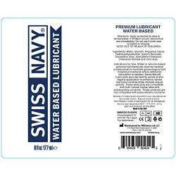 Swiss Navy Premium Water Based Lubricant, 16 oz, MD Science Lab