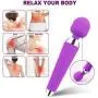 Personal Wand Massager, Bolly Cordless Electric Handheld Rechargeable Massager for Women & Men Muscle Aches and Sports Recovery