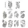 22 Sheets Large 3D Flowers Temporary Tattoos Stickers for Women, Including 10 Sheets Large Black Rose Peony Flowers, Waterproof Fake Tattoos Body Art Arm Sketch Tattoo Stickers for Women, Girls Beauty 22 Sheets Large 3D Flowers Temporary Tattoos Stickers for Women, Including 10 Sheets Large Black Rose Peony Flowers, Waterproof Fake Tattoos Body Art Arm Sketch Tattoo Stickers for Women, Girls Beauty