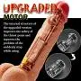 Realistic Vibrating Dildo G-spot Vibrator with Rotation, Recharge Waterproof Telescopic Penis with Suction Cup and Remote Control, Fondlove Vagina and Anal Stimulation Sex Toy for Women and Couple