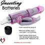 LeLuv Rabbit Vibrator Bath Time Bunny 8 Inch Waterproof Dual Motor Simple Controls Clear