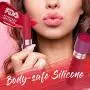Bullet Vibrator for Clit Stimulation, Discreet Mini Lipstick Vibe with 10 Vibration Modes Rechargeable Waterproof G-spot Stimulator Sex Toys for Women (Red)