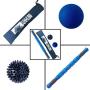 Roller Stick Set - Muscle Massage by SunHubb- Spiky & Lacrosse Balls & Massage Stick Roller - Full Body Massage Athletes Kit - Complete Fascia Pressure Point Recovery for Runners, Calf Roller Stick