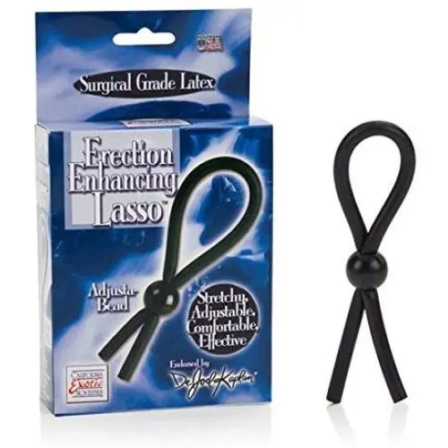 CalExotics Dr. Joel Kaplan Erection Enhancing Lasso Ring, Black CalExotics Dr. Joel Kaplan Erection Enhancing Lasso Ring, Black