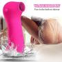 G-Spot Couples Vibrator for Clitoris Stimulation with 10M Remote Control,10 Suctions&Vibrations Nipple Anal Vagina Sucking Vibrator with Dual Motors,Adult Sex Toys for Women (red)