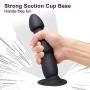 Alona Vibrating Prostate Massager, Remote Control Butt Plug for Male with Suction Cup, Rechargable Waterproof Huge Anal Sex Toy for Incredibly Powerful Orgasms, Recommended for Advanced User