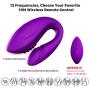 Remote Control Vibrator for Couple, YICO G Spot Vibrators for Women Clit Stimulator Adult Sex Toys, 12 Viberate Mode Dual Motor Anal Massager Dildo Waterproof USB Rechargeable