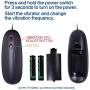 JSFQ Sex Portable Male Vibrating Ring with Remote Control for Penis Massaging Sunglasses Jeans