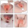 Male Masturbator Adult Sex Toys SAMMOR 3D Inviting Silicone Sex Love Doll with Virgin Vagina Tight Anal and Lifelike Labia, Realistic Pussy Ass with 2 Hole for Male Masturbation 3.8 Pounds