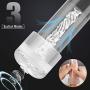 Electric Male Masturbator Cup with Powerful Suction - 2 in 1 Vacuum Pump for Penis Stimulation and Enhancement Training, Fondlove 3D Realistic Transparent Stroker for Men Masturbation