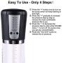 Mens T-Shirt Mǎs-tùr-bǎtor Cup Agile Training Mode Electric Male Training Tool, 5 Suction idling Vibration with a Transparent Measuring Cylinder on a Transparent Cylinder, so You can Clearly Monitor