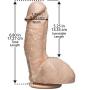 Doc Johnson The Amazing Squirting Realistic Cock with 1 oz. Bottle of Splooge Juice - Vanilla