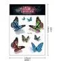 Ooopsi Butterfly Tattoos for Kids Womens - 110 Pcs 3D Tattoos, Colorful Body Art Temporary Tattoos, Butterfly Party Favors Ooopsi Butterfly Tattoos for Kids Womens - 110 Pcs 3D Tattoos, Colorful Body Art Temporary Tattoos, Butterfly Party Favors