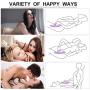 Wireless 7 Frequency Thrusting and Sucking Toys Waterproof Rechargeable Handheld Massager Wand with Heating Function,Powerful But Quiet,Medical Silicone - Discreet Package (Purple)