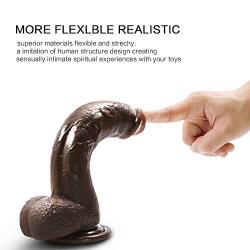 Beauty Molly Superior 8 Inch Realistic Dildo With Suction Cup anal sex toys, 11.8 Ounce