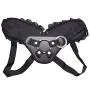OJumer Women Adjustable Pants Wearable Waist Belt Lingerie Harness with 3PCS Metal O-Ring - Black OJumer Women Adjustable Pants Wearable Waist Belt Lingerie Harness with 3PCS Metal O-Ring - Black