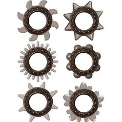 Zero Tolerance Cockstars Unique Penis Rings - 6 Pack