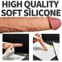 ZYYSQ Female Electric Silicone Massage Happy Toy, 6-Speed Swing Telescopic, Automatic Heating, Super Soft, Flexible Body, USB Charging Female Toys ZYYSQ
