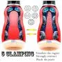 Male Masturbator Cup, Electric 5 Clamping+ 10 Vibrating with Various Girls Moans Stroker Masturbation Cup Rechargeable 3D Realistic Vagina Massage Vibrator Sex Toys for Men Blowjob (Red) Male Masturbator Cup, Electric 5 Clamping+ 10 Vibrating with Various Girls Moans Stroker Masturbation Cup Rechargeable 3D Realistic Vagina Massage Vibrator Sex Toys for Men Blowjob (Red)