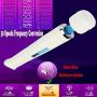 GEDoll Handheld Wand Whole Body Massager with 30 Different Speed Pulsation,Magic Massager for Neck Back，USB Rechargable,Wireless Portable Decompression Artifact-White