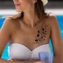 10 Sheets Big Black Rose Peony Flower Girls Temporary Tattoos For Women Waterproof Tattoo Stickers 3D Blossom Lady Shoulder Tatoos Leaf Sexy Arm Body Chains Pattern. 10 Sheets Big Black Rose Peony Flower Girls Temporary Tattoos For Women Waterproof Tattoo Stickers 3D Blossom Lady Shoulder Tatoos Leaf Sexy Arm Body Chains Pattern.
