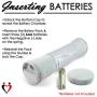 LeLuv Mens Ipump Electric Penis Pump Tubeless 3-Speedmatic Electric Battery Powered Wireless White Bundle with Magic Sleeve Male Stamina Trainer