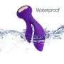 IMO Vibrating G-spot Rabbit Massager - Dual Motors Stimulation Vibrator - Quiet yet Powerful - Rechargeable & Waterproof - Best for Women or Couples (Purple)
