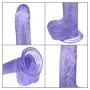 7.08-Inch Realistic Mini Dillo Massage Analog Plug Bultt Artificia_l Pennis with Suction Cup