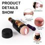 QHYAH Male Masturbator for Men Soft Silicone Realistic Vagina Pussy Vagina Easy Love Beer Bottle Stroker Cup Vibrator Real Realistic Sex Toys for Men