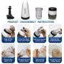 Kidavll Man Play,Male Mâsturbâtor Electric Piston Cup Strokér Powerful Sucking and Clamping Adult Mâsturbâtion Rechargeable Sucking Cups Male
