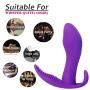 Vibrator Clitoris Dildos and G-Spot Clit Stimulator Remote Control Vibrate Masturbation Sex Toys for Women 10 Vibrating Modes Wearable Wand Vibrators Butterfly Vagina Massager for Adult Couples(A)