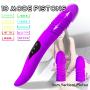 G Spot Vibrator Dual Motor Wand, Heating Realistic Dildo with 10 Rotation and Expansion USB Rechargeable, Clitoris Stimulation Flexible Tongue 10 Frequency Vibration Double-Head Vibrating Waterproof