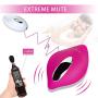Wearable Vibrator Panties with Wireless Remote Control Clitoris Stimulation 10 Frequency Vibration Adult Sex Toy for Women (Pink)