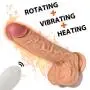 Realistic Vibrating Dildo G-spot Vibrator with 360°Rotation, Recharge Waterproof Penis with Suction Cup and Remote Control, Treediride Clit Nipples Stimulator Massager for Women or Couple Realistic Vibrating Dildo G-spot Vibrator with 360°Rotation, Recharge Waterproof Penis with Suction Cup and Remote Control, Treediride Clit Nipples Stimulator Massager for Women or Couple