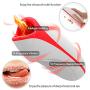 Auto Thrusting Machine for Adult Women Pleasure Hand Free Suction Cup Machine with Heating Remote Control Funtion Tshirt