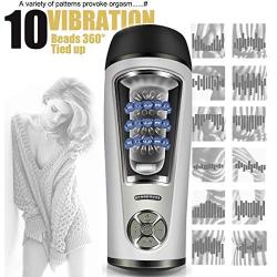 Zrtfreya- Male T-Shirt Heating Massager, Sucking Massager, Mens Shirt Automatic Electric Massager Multi Speed 6 Frequency