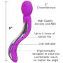 Personal Massager for Women with Free Kegel Balls or Lubricant Handheld Rechargeable Waterproof (Purple + Kegel)