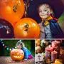 Temporary Tattoos for Kids, 150 Pack Temporary Halloween Tattoos,Including Glow in The Dark Children Tattoos Halloween,2(Glow in The Dark)+8(Normal) Safe Makeup for Kids