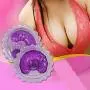 YTYC 2 Pcs Womens Breast Nipple Massager Sexual Dual Shock Vibration Chest Massage Vibratorsï¼ˆpurpleï¼‰