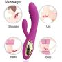 USB Waterproof Handheld Personal Wand Massager - Powerful Multi Speed - Abdomen, face, Neck, Buttocks, Legs Simulator for Women C0uples